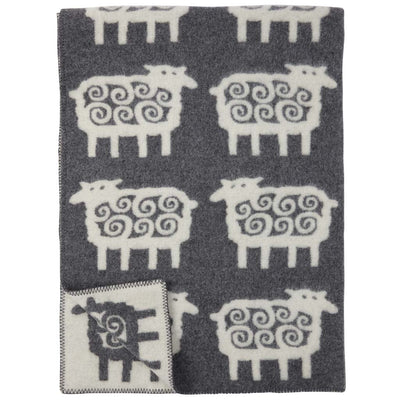 Sheep filt - Grå - 100% lammull