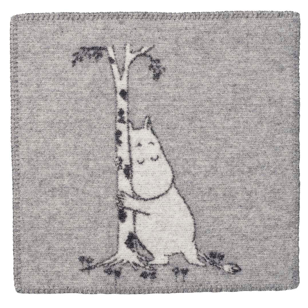 Moomin tree hug sittunderlag - Grå - 100% lammull