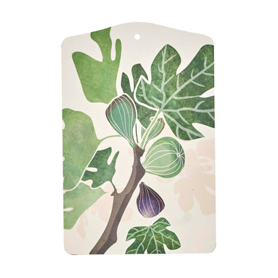 Figs skärbräda - Vit, grön - Laminerat trä