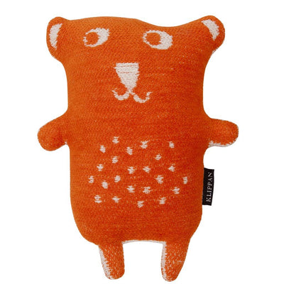 Little Bear nalle - Orange - 100% bomullschenille